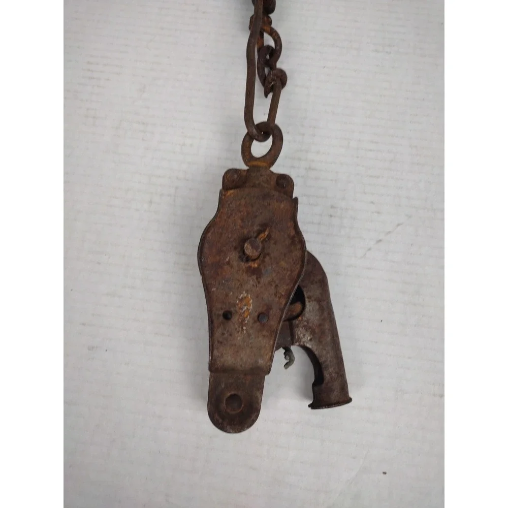 Vintage Antique Barn Trolley Hook Swivel Hook Hay Mow Pulley Farm X615 X574 X516